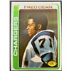 Image 1 : 1978 TOPPS FRED DEAN (HOF)