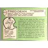 Image 2 : 1978 TOPPS FRED DEAN (HOF)