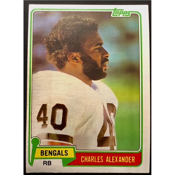 1981 TOPPS CHARLES ALEXANDER