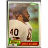 Image 1 : 1981 TOPPS CHARLES ALEXANDER