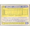 Image 2 : 1987 TOPPS WALLACE JOHNSON ROOKIE CARD