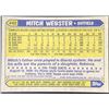 Image 2 : 1987 TOPPS MITCH WEBSTER