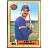 Image 1 : 1987 TOPPS KEITH HERNANDEZ