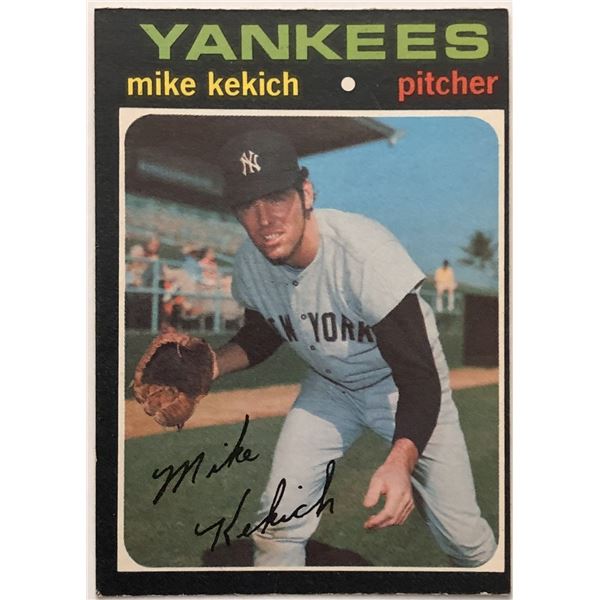 1971 O-PEE-CHEE MIKE KEKICH ROOKIE CARD HI NUMBER