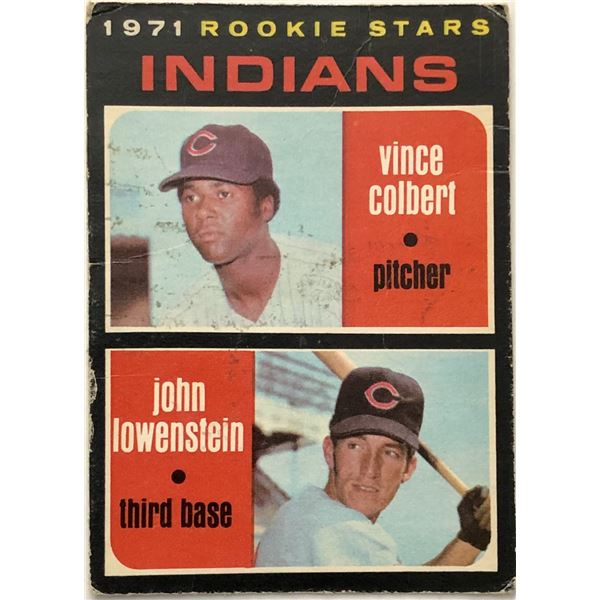 1971 O-PEE-CHEE JOHN LOWENSTEIN ROOKIE CARD