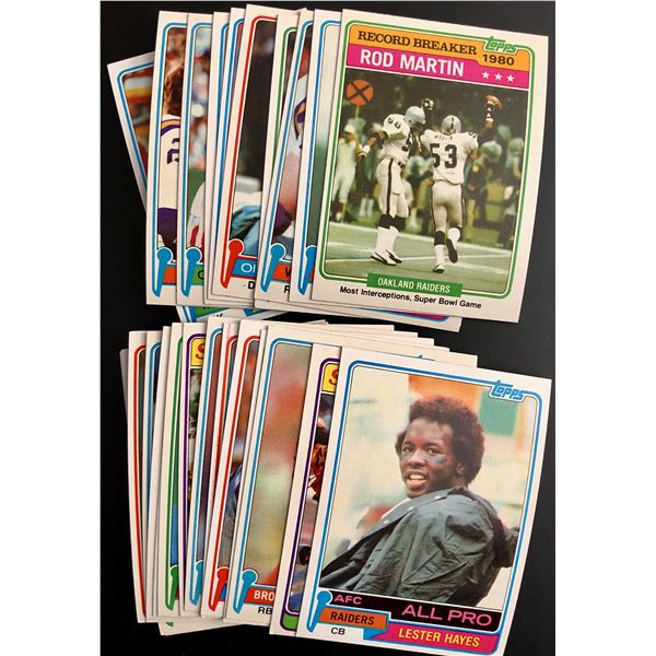 1981 TOPPS NFL COLLECTION - 25 CARDS