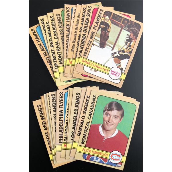 1972-73 O-PEE-CHEE NHL COLLECTION - 25 CARDS