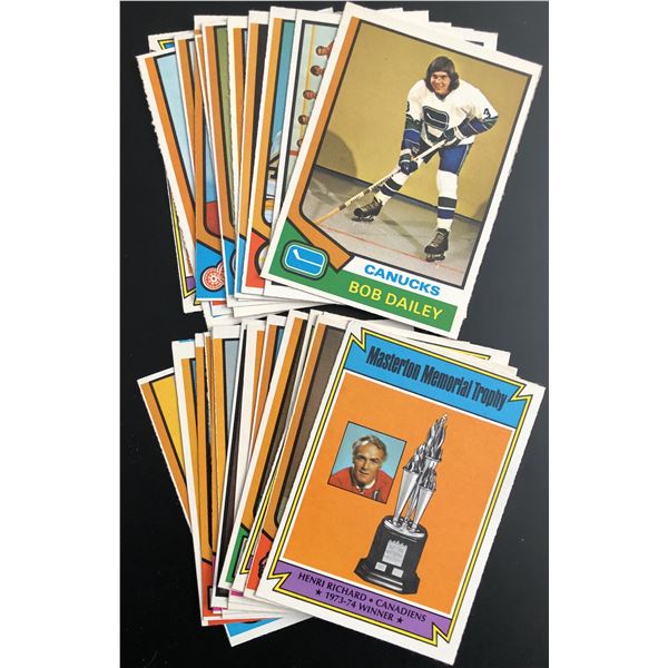 1974-75 O-PEE-CHEE NHL COLLECTION - 25 CARDS