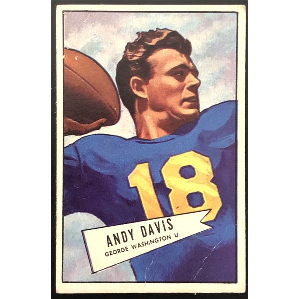 1952 BOWMAN NFL ANDY DAVIS ROOKIE CARD