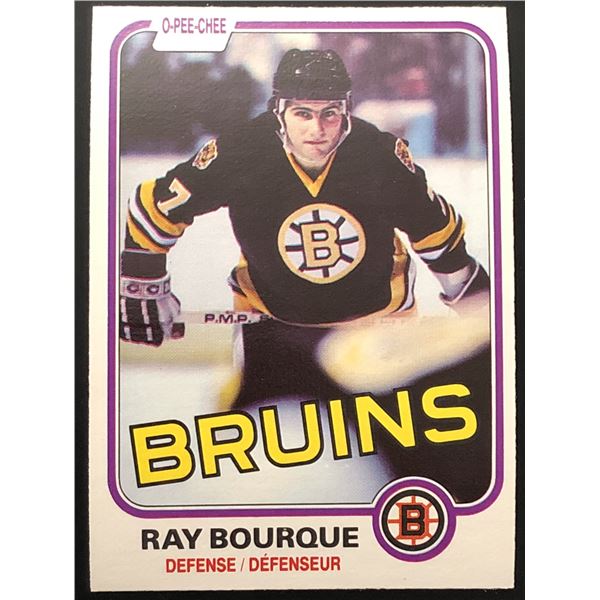 1981-82 O-PEE-CHEE RAY BOURQUE (HOF)