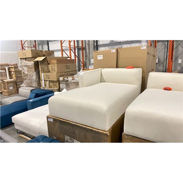 ROVE CONCEPTS DESIGNER ARYA LEFT ARM CHAISE MODERN FELT SECTIONAL SECTION *IN BOX*