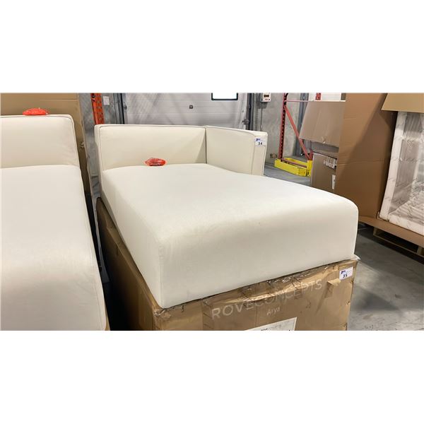 ROVE CONCEPTS DESIGNER ARYA RIGHT ARM CHAISE MODERN FELT SECTIONAL SECTION *DISPLAY ONLY,