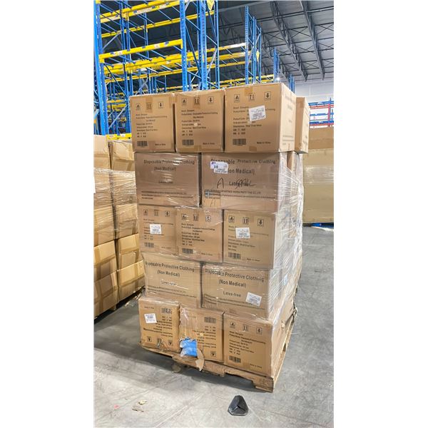 PALLET OF LATEX FREE NON MEDICAL / NON SURGICAL DISPOSABLE PROTECTIVE CLOTHING *IN BOX*