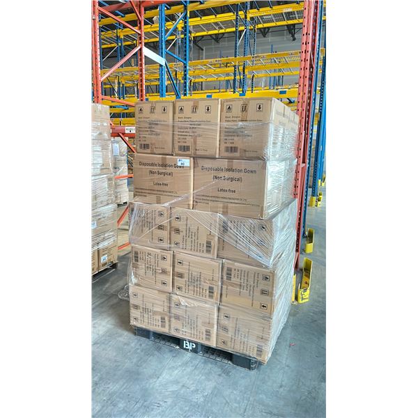 PALLET OF LATEX FREE NON MEDICAL / NON SURGICAL DISPOSABLE PROTECTIVE CLOTHING *IN BOX*