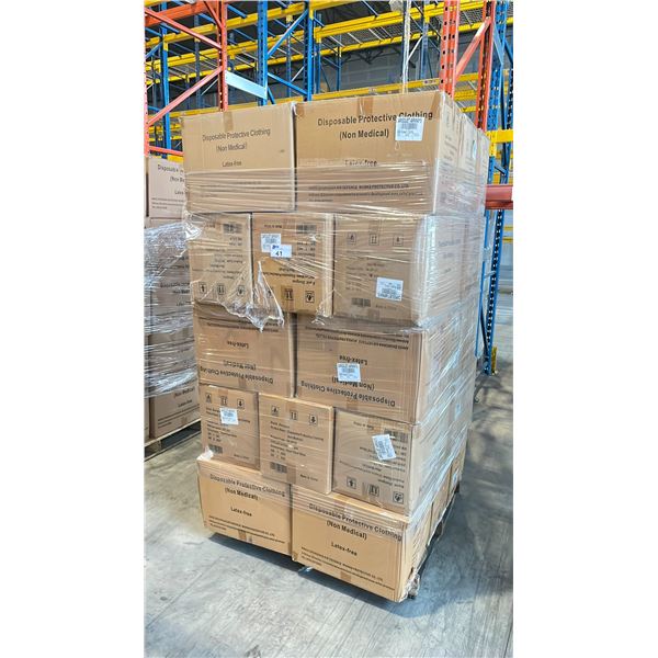 PALLET OF LATEX FREE NON MEDICAL / NON SURGICAL DISPOSABLE PROTECTIVE CLOTHING *IN BOX*