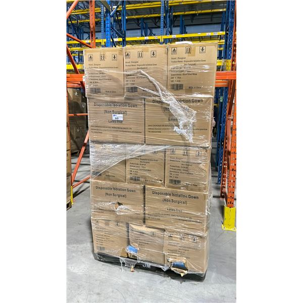 PALLET OF LATEX FREE NON MEDICAL / NON SURGICAL DISPOSABLE PROTECTIVE CLOTHING *IN BOX*