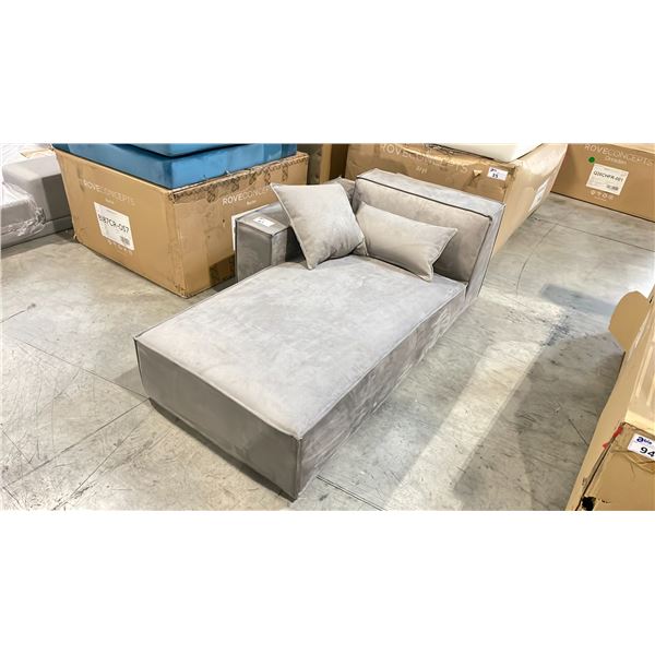 ROVE CONCEPTS DESIGNER PORTER VENICE VEGAN LEFT ARM CHAISE SECTIONAL SECTION *DISPLAY ONLY, NOT IN