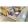 Image 2 : ROVE CONCEPTS DESIGNER MILO VINTAGE GREY CORNER SECTIONAL SECTION *DISPLAY ONLY, NOT IN BOX*