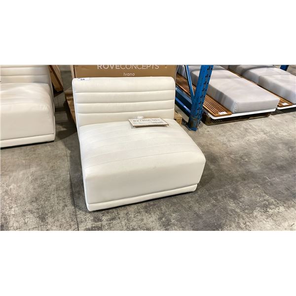 ROVE CONCEPTS DESIGNER IVANO ARMLESS MODERN FELT SECTIONAL SECTION *IN BOX*