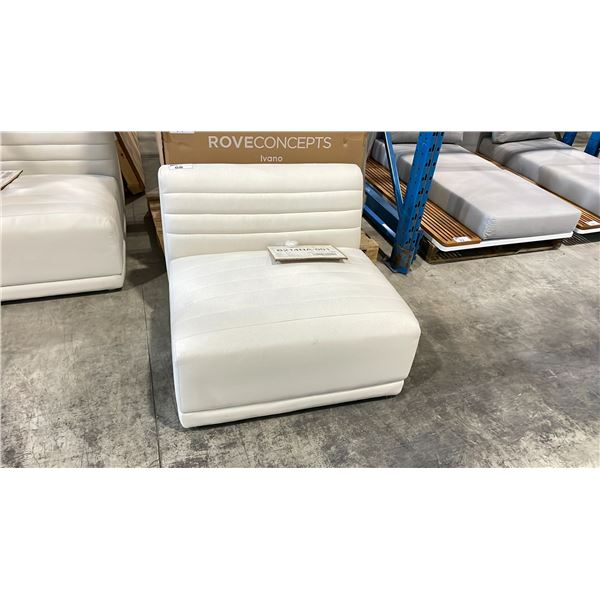 ROVE CONCEPTS DESIGNER IVANO ARMLESS MODERN FELT SECTIONAL SECTION *IN BOX*