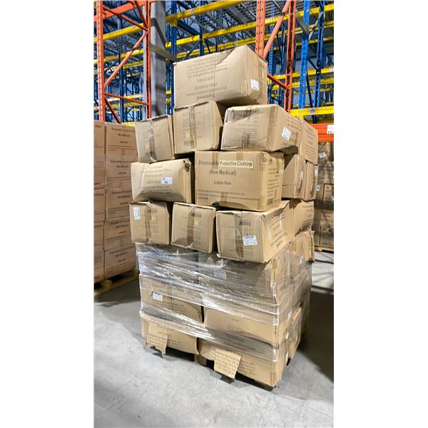PALLET OF LATEX FREE NON MEDICAL / NON SURGICAL DISPOSABLE PROTECTIVE CLOTHING *IN BOX*