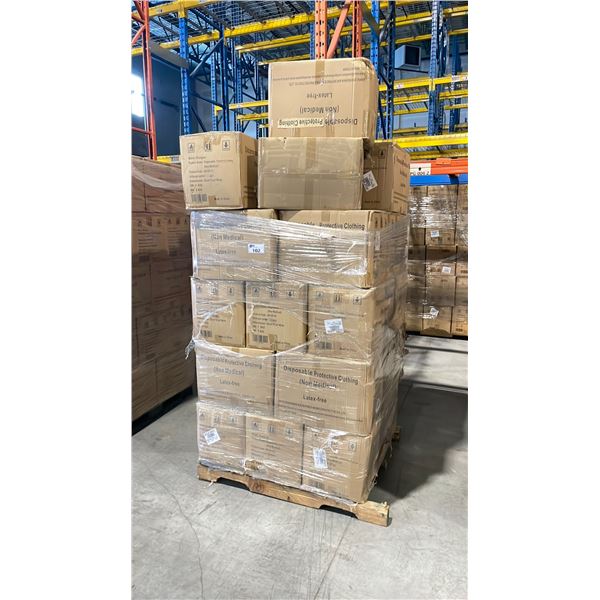 PALLET OF LATEX FREE NON MEDICAL / NON SURGICAL DISPOSABLE PROTECTIVE CLOTHING *IN BOX*