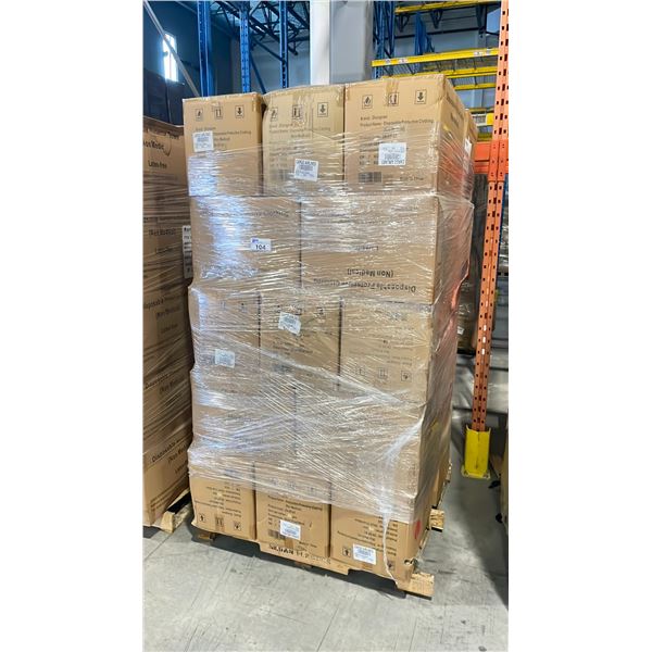 PALLET OF LATEX FREE NON MEDICAL / NON SURGICAL DISPOSABLE PROTECTIVE CLOTHING *IN BOX*