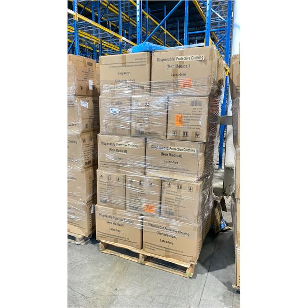 PALLET OF LATEX FREE NON MEDICAL / NON SURGICAL DISPOSABLE PROTECTIVE CLOTHING *IN BOX*
