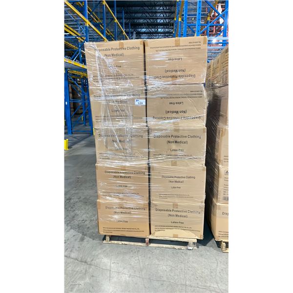 PALLET OF LATEX FREE NON MEDICAL / NON SURGICAL DISPOSABLE PROTECTIVE CLOTHING *IN BOX*