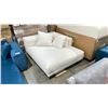 Image 1 : ROVE CONCEPTS DESIGNER NICO OPAL RIGHT ARM CHAISE SECTIONAL SECTION *DISPLAY ONLY, NOT IN BOX*