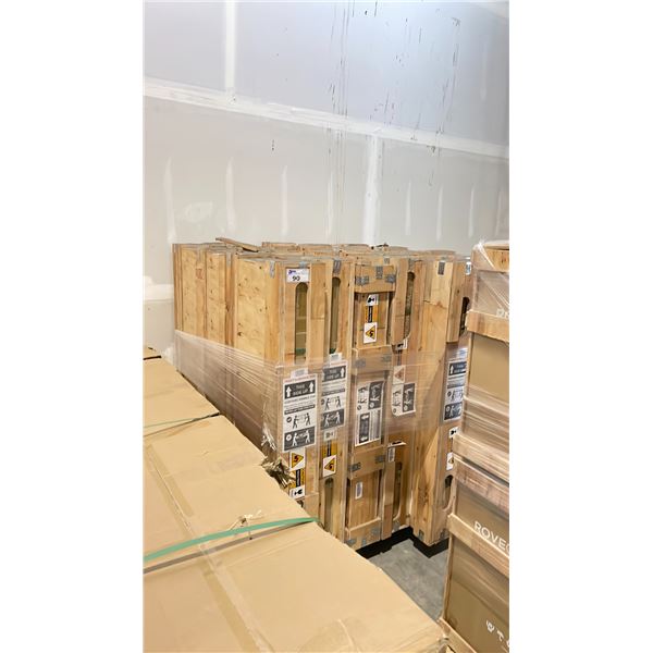PALLET OF 7 ROVE CONCEPTS DESIGNER WINSTON DINNING TABLE TOPS *TOPS ONLY, NO BASES*