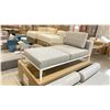 Image 2 : ROVE CONCEPTS DESIGNER FRANCES OUTDOOR TEAK SIDE CHAISE LOUNGER *DISPLAY ONLY, NOT IN BOX*