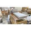 Image 2 : ROVE CONCEPTS DESIGNER FRANCES OUTDOOR TEAK SIDE CHAISE LOUNGER *IN BOX*