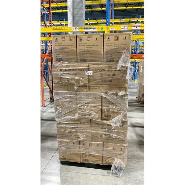 PALLET OF LATEX FREE NON MEDICAL / NON SURGICAL DISPOSABLE PROTECTIVE CLOTHING *IN BOX*