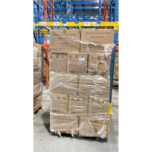 PALLET OF LATEX FREE NON MEDICAL / NON SURGICAL DISPOSABLE PROTECTIVE CLOTHING *IN BOX*