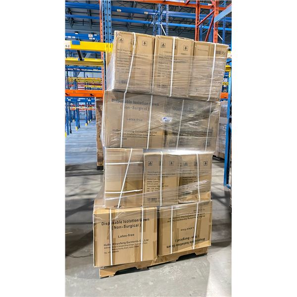 PALLET OF LATEX FREE NON MEDICAL / NON SURGICAL DISPOSABLE PROTECTIVE CLOTHING *IN BOX*