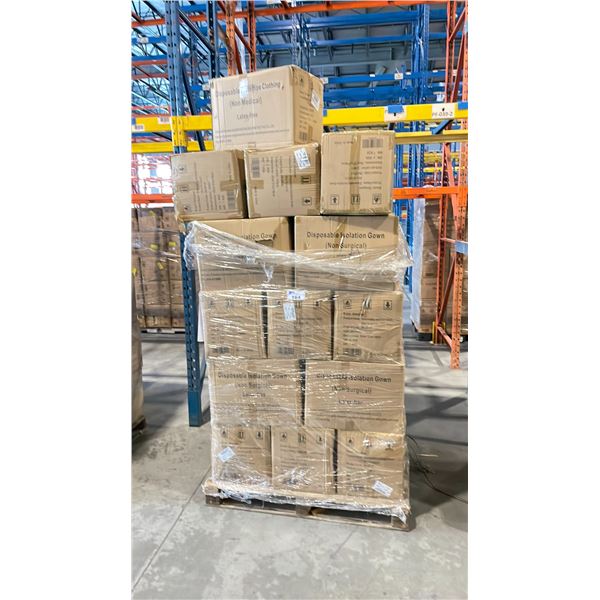 PALLET OF LATEX FREE NON MEDICAL / NON SURGICAL DISPOSABLE PROTECTIVE CLOTHING *IN BOX*