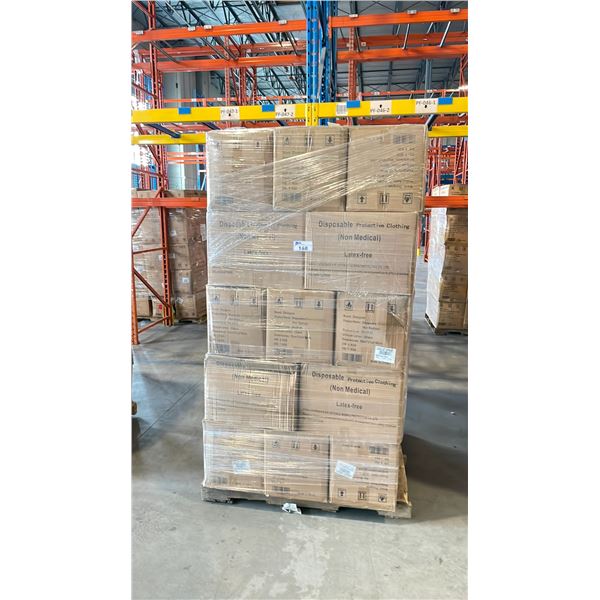 PALLET OF LATEX FREE NON MEDICAL / NON SURGICAL DISPOSABLE PROTECTIVE CLOTHING *IN BOX*