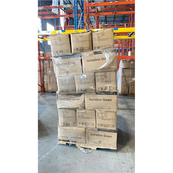 PALLET OF LATEX FREE NON MEDICAL / NON SURGICAL DISPOSABLE PROTECTIVE CLOTHING *IN BOX*