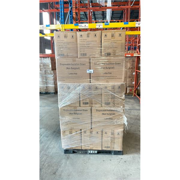 PALLET OF LATEX FREE NON MEDICAL / NON SURGICAL DISPOSABLE PROTECTIVE CLOTHING *IN BOX*