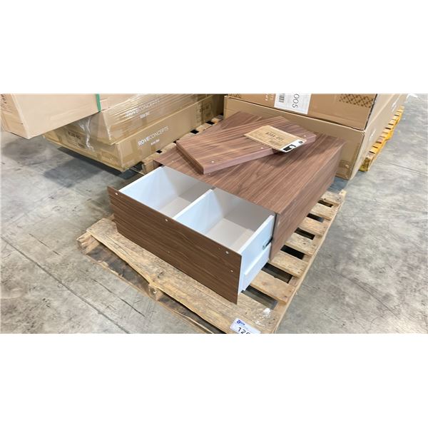 ROVE CONCEPTS DESIGNER TRUMAN SINGLE DRAWER COFFEE TABLE SECTION *DISPLAY ONLY, NOT IN BOX*
