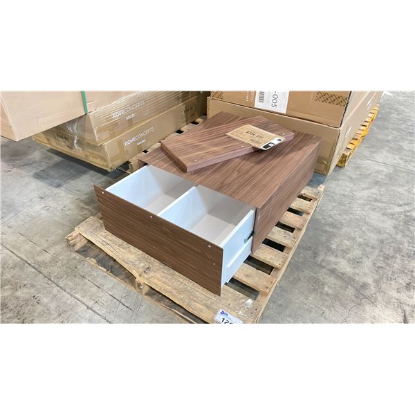 ROVE CONCEPTS DESIGNER TRUMAN SINGLE DRAWER COFFEE TABLE SECTION *DISPLAY ONLY, NOT IN BOX*