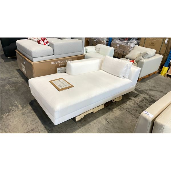ROVE CONCEPTS DESIGNER ANTONIO LEFT ARM CHAISE MODERN FELT SECTIONAL SECTION *DISPLAY ONLY, NOT IN