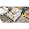 Image 2 : ROVE CONCEPTS DESIGNER HUGO GREY LEATHER CORNER SECTIONAL SECTION *DISPLAY ONLY, NOT IN BOX*