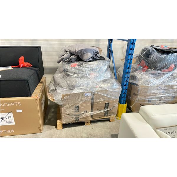 PALLET OF ZEN ELECTRIC HEATED BLANKETS & TRANSPORT BAGS *MUST TAKE ALL ON PALLET*
