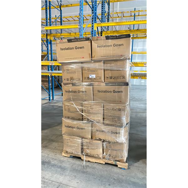 PALLET OF LATEX FREE NON MEDICAL / NON SURGICAL DISPOSABLE PROTECTIVE CLOTHING *IN BOX*