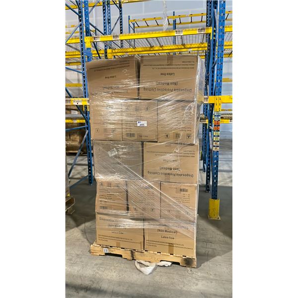 PALLET OF LATEX FREE NON MEDICAL / NON SURGICAL DISPOSABLE PROTECTIVE CLOTHING *IN BOX*