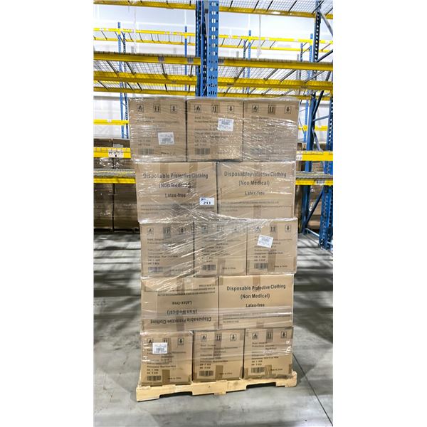 PALLET OF LATEX FREE NON MEDICAL / NON SURGICAL DISPOSABLE PROTECTIVE CLOTHING *IN BOX*