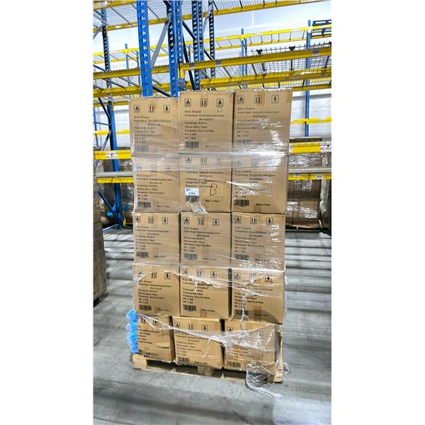 PALLET OF LATEX FREE NON MEDICAL / NON SURGICAL DISPOSABLE PROTECTIVE CLOTHING *IN BOX*