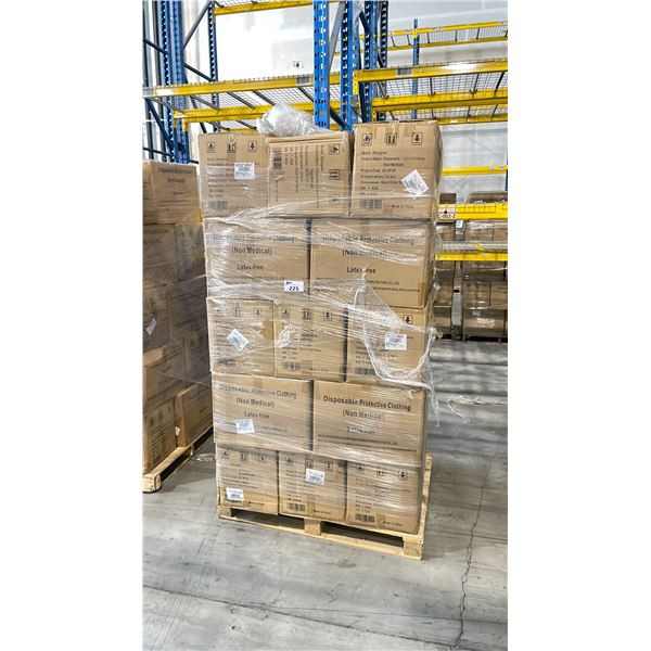 PALLET OF LATEX FREE NON MEDICAL / NON SURGICAL DISPOSABLE PROTECTIVE CLOTHING *IN BOX*